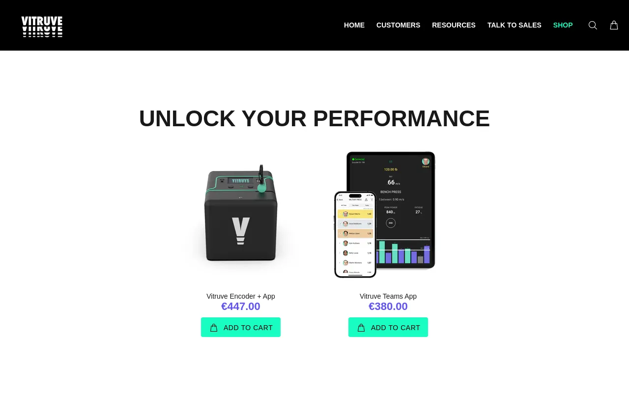 Vitruve Store EU screenshot