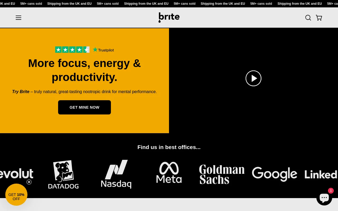 Brite screenshot