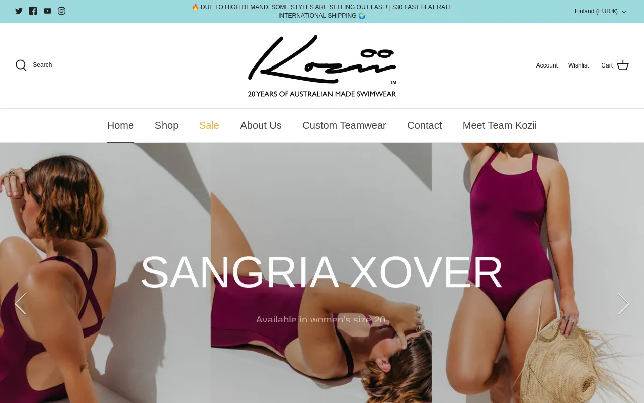 Kozii Swimwear screenshot