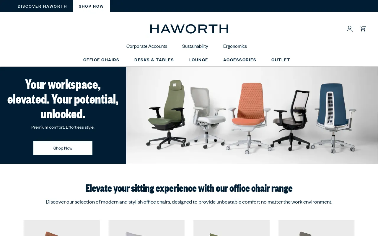 Haworth Store - International screenshot